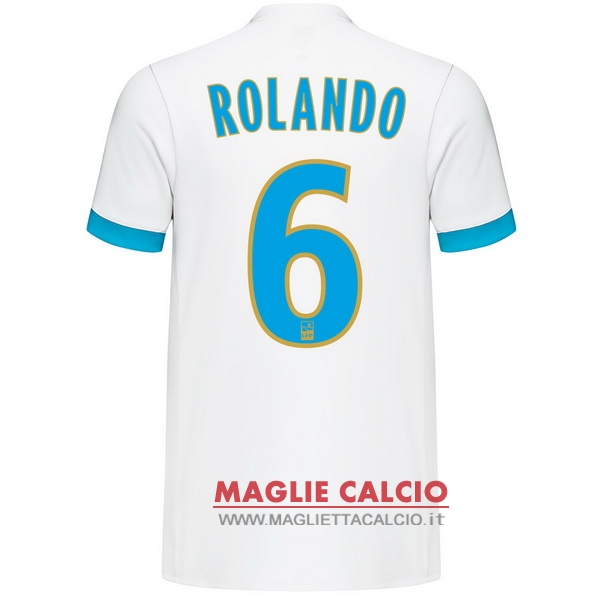 nuova maglietta marseille 2017-2018 rolando 6 prima